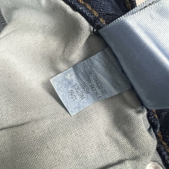 Old Navy Curvy Sky Hi Straight Jeans Size 4 Button Fly Extra High Rise Trish - Picture 9 of 11